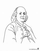 Franklin Benjamin Founding Ausmalen Hellokids Sheet Retrato Wallpaperartdesignhd Farben sketch template