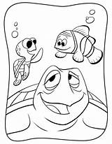 Coloring Pages Nemo Finding Disney Turtle Kids Printable Colouring Dory Color Birthday Book Childrens Sheets Print Hitta Books Printables Choose sketch template