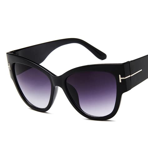 fsqce new fashion brand designer cat eye women sunglasses female