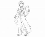 Gaara Coloring Naruto Pages Garra Comments Shippuden sketch template