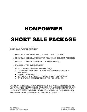 printable hardship letter  short sale forms  templates