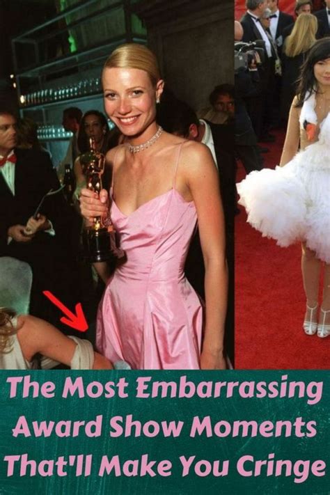 the most embarrassing award show moments that ll make you cringe in