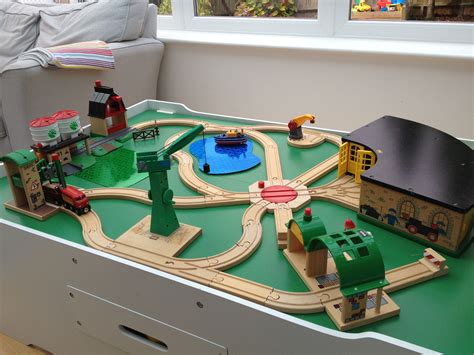 pin  train track layouts
