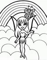 Rainbow Coloring Pages Printable Kids sketch template