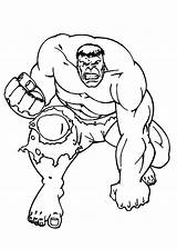 Coloring Pages Hulk Kids Printable Sheets Boys Animated Hand sketch template