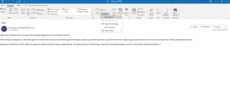 How To Edit A Received Email In Outlook