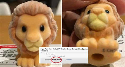 limited edition woolworths lion king ooshies released sells  adelaide