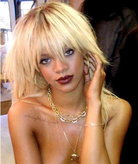 Rihanna Debuts Bleach Blonde Hair And Admits New Look Is Stripperish