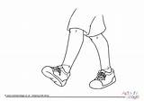 Feet Colouring Walking Outline Drawing Foot Coloring Pages Getdrawings Template Transport Right Sketch sketch template