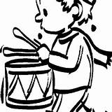 Menino Beating Concentrate Drummer Des Banda Colorir sketch template