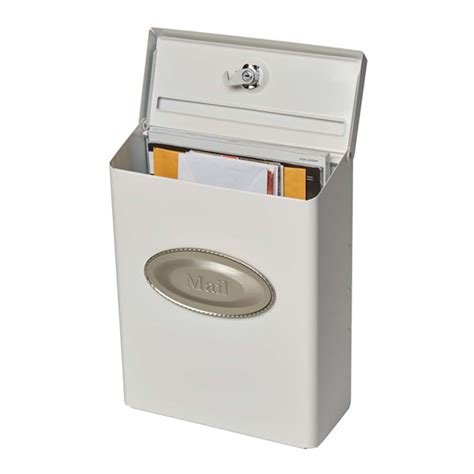 designer locking mailbox wall mount mailbox gibraltar mailboxes