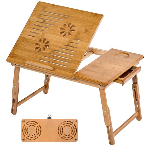 tectake houten laptoptafel laptop table voor op bed xx cm kopen shop bij fonq