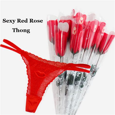 china valentines day ts panty rose hot lace sexy girls g string