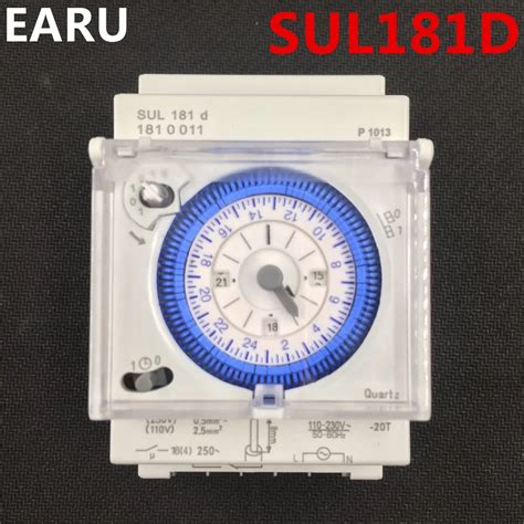 shipping analog mechanical timer switch    hours daily programmable min setting