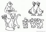 Aristocats Coloring Pages Characters Rescuers Xcolorings 204k 1280px Resolution Info Type  Size Jpeg Library sketch template