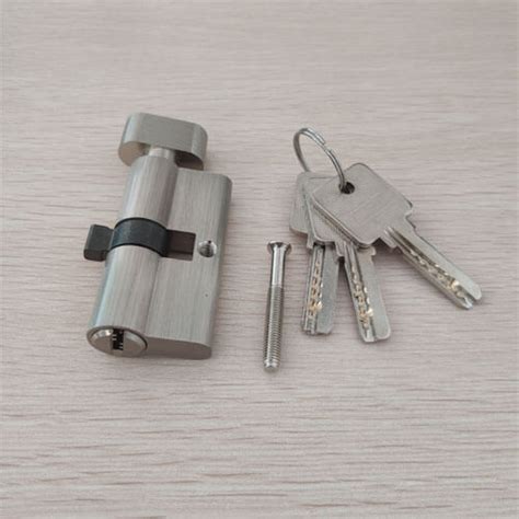single cylinder  thumbturn aluminum slim door lock parts