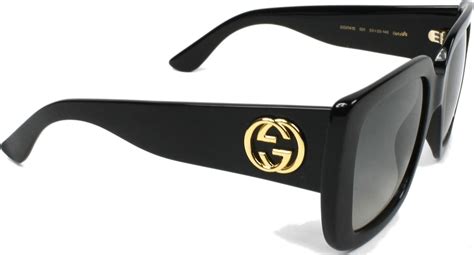 buy gucci gg0141s 001 black grey from £165 46 today best deals on