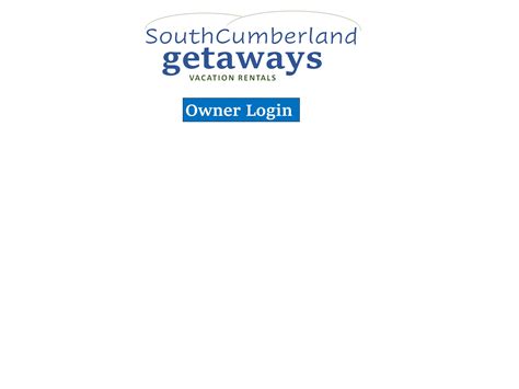 owner login south cumberland getaways