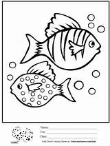 Coloring Bubbles Pages Fish Blowing Sheets Swimming Havets Under Malebøger Kids Clipart Cliparts Getcolorings Fisk Tegning Color Library Printable sketch template