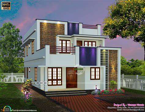 bedroom attached simple style kerala house kerala home design  floor plans  dream houses