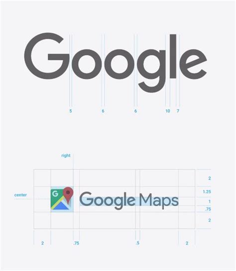 googlespecs grafic google maps visual identity specs bar chart branding type logo design