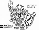 Coloring Nexo Knights Pages Lego Printable Print sketch template