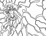 Coloring Heroine Storm Coloringcrew sketch template