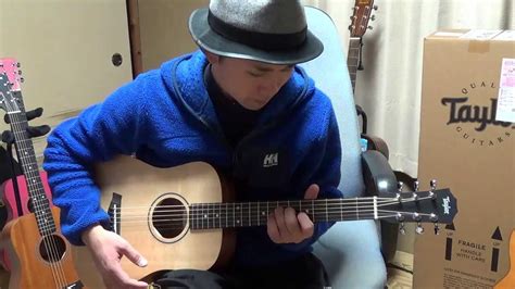 baby taylor   martin lx acoustic fingerstyle demo youtube