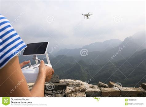 flying drone  photo   great wall landscape stock photo image  japanese korean
