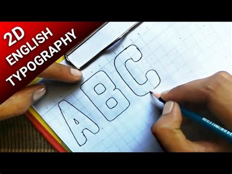 alphabet letter writing  grid typography tutorial tabrez arts youtube