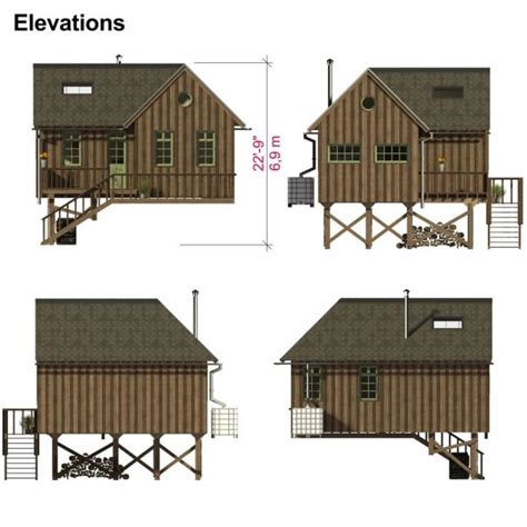small hillside house plan