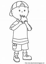 Caillou Coloring Pages Printable sketch template