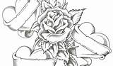 Coloring Pages Adults Roses Size Heart Printable Angel Rose Color Sheets Getcolorings Print Getdrawings Colorings sketch template