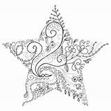 Weihnachtsstern Ster Zentangle Moravian Zelfkunstmaken Advent Colourbox sketch template