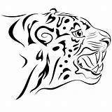 Tiger Tattoo Preview sketch template
