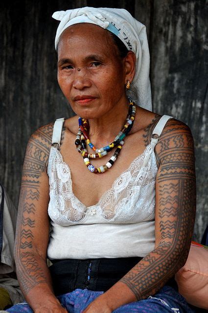 Beautiful Tattooed Kalinga Woman 3 Traditional Filipino Tattoo