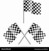 Checkered Flag Vector Vectorstock Royalty sketch template
