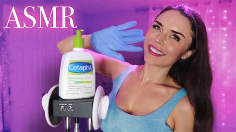 Asmr Relaxing Ear Massage With Lotion Glove Sounds Youtube