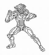 Mortal Kombat Coloring Raiden sketch template