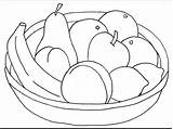Boyama Meyve Sayfasi Okul Sepeti öncesi sketch template