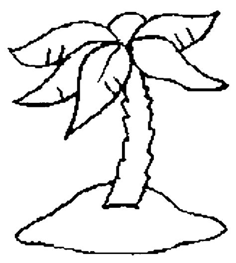 palm tree coloring pages coloringpagesabccom