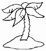 Palm Coloring Tree Pages Colouring Clipart Coloringpagesabc Posted sketch template
