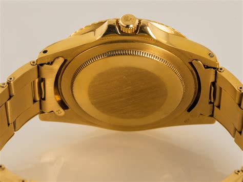 rolex vintage gmt master ref 1675 18k yellow gold tigereye tritium