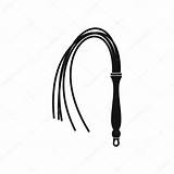 Whip Icon Vector Leather Flogger Style Simple Stock Illustration Fetish Vectors Depositphotos sketch template