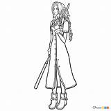 Fantasy Final Aerith Draw Webmaster автором обновлено July Drawdoo sketch template