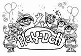 Play Doh Coloring Pages Printable Kids sketch template