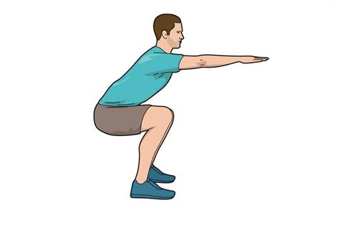 workout “7 minuten workout für einsteiger” squats fit for fun