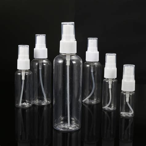 pcs  clear plastic perfume atomizer empty spray bottle small travel portable refillable