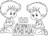 Chess Coloring Pages Printable Getcolorings Sheet sketch template