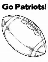 Coloring Patriots Pages Football Logo Nfl Go England Printable Getcolorings Getdrawings sketch template